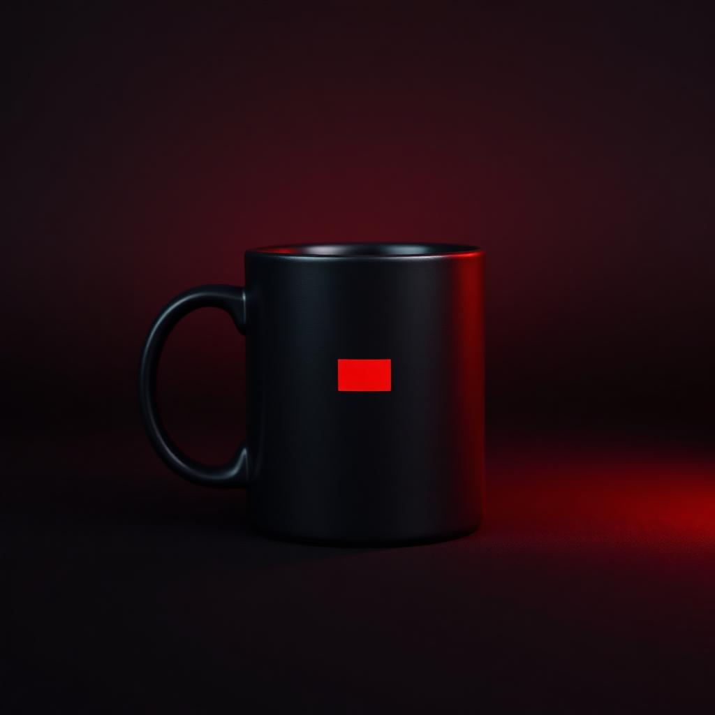 Caneca Preta Fosca